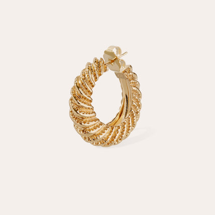 Boucles d'oreilles créoles Kontiki