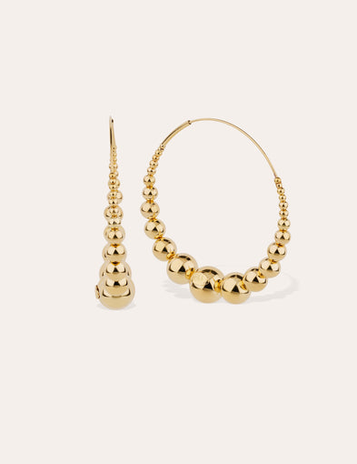 Boucles d'oreilles créoles Multiperla