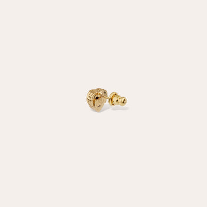 Boucles d'oreilles puce Amore - Cornaline