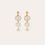 Boucles d'oreilles Silène petit modèle - Nacre blanche