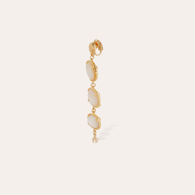 Boucles d'oreilles Silène - Nacre blanche