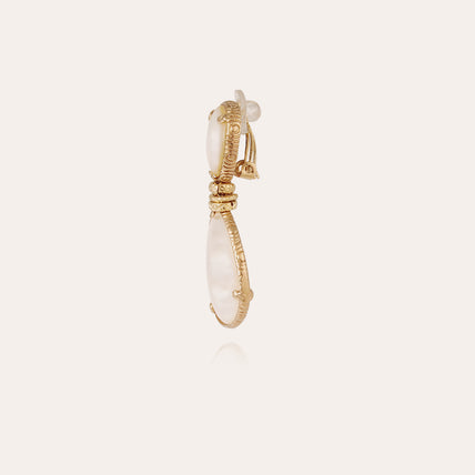 Boucles d'oreilles Silia - Nacre blanche