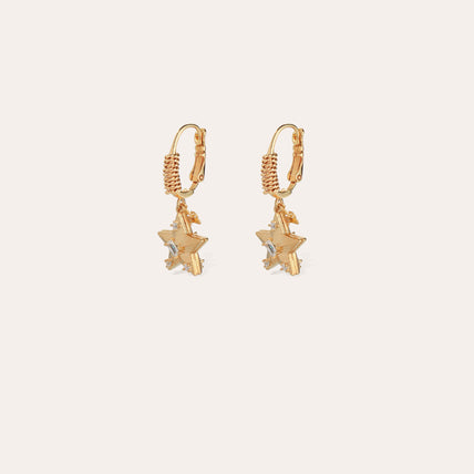 Boucles d'oreilles Tao Stella strass