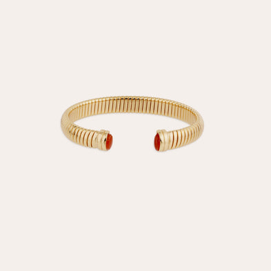 Bracelet jonc Antigone - Cornaline
