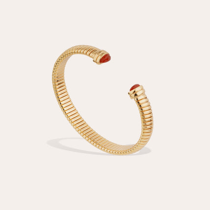 Bracelet jonc Antigone - Cornaline