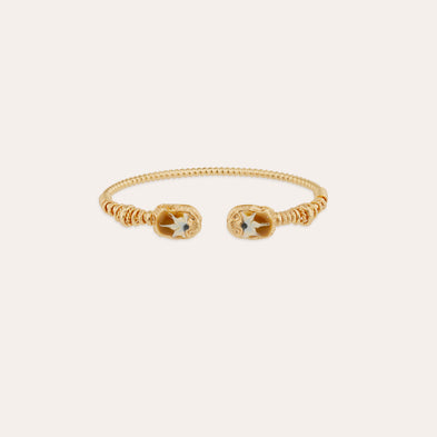 torsade 's Scaramouche Duality Bracelet, Large Gold-Plated Enamel Design