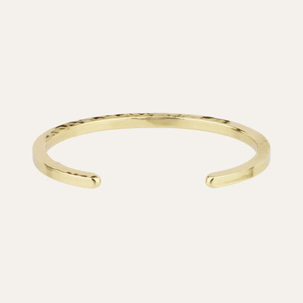 Bracelet Eliot martelé doré