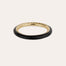 Pulsera Selva dorada de acetato - Negro