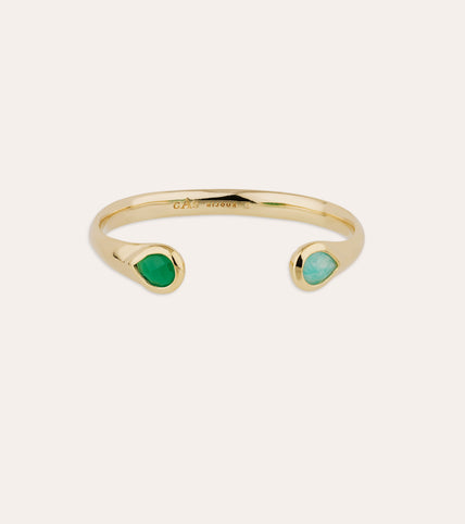 Gold Saint Germain Bracelet - Amazonite