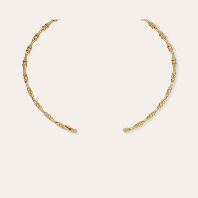 Collier Bambou doré