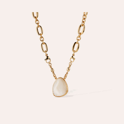 Collier Billy - Nacre blanche