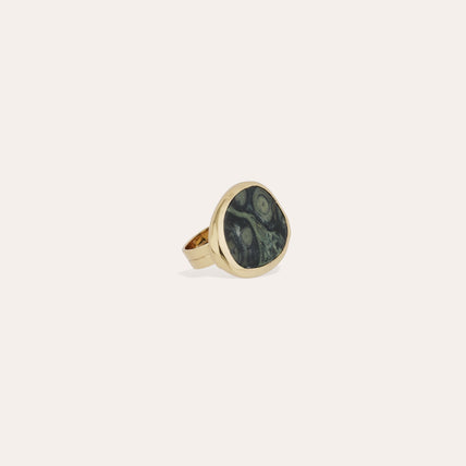 Bague Aura mini - Jaspe Kambaba