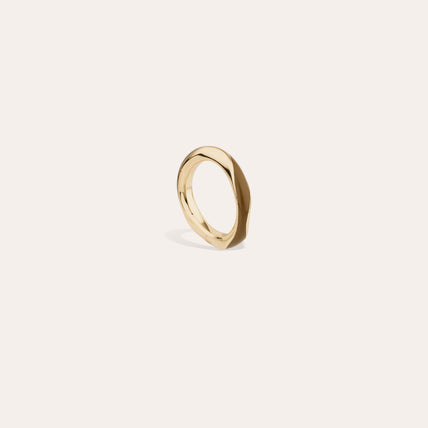 Bague Selva Vague acétate - Kaki