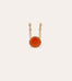 Pendentif Serti - Cornaline