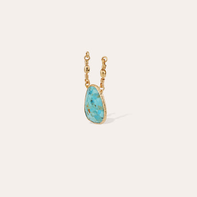 Pendentif Serti - Turquoise