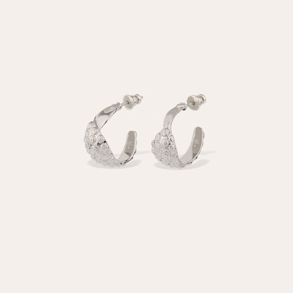 Pendientes de aro Almara « small size » en plata