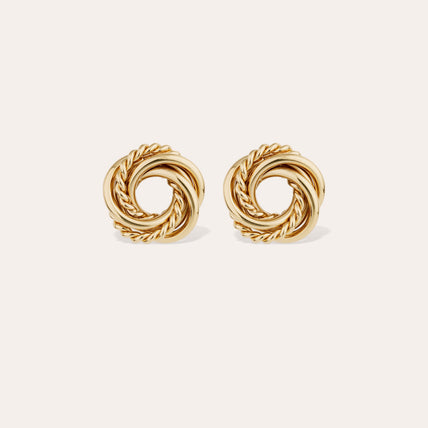 Boucles d'oreilles puce Atika dorées