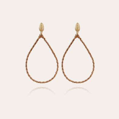 Pendientes Beyby « Large size » dorados - Osier