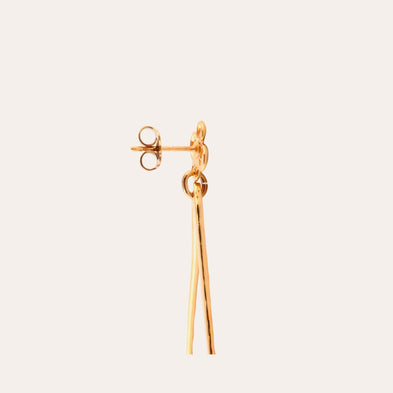 Boucles d'oreilles Bibi mini dorées