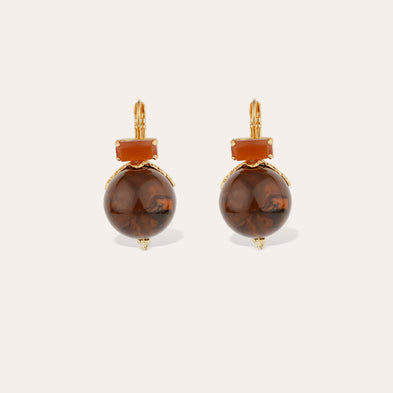 Boucles d'oreilles Décalcia dorées