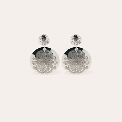 small size 's Silver "Diva" Earrings