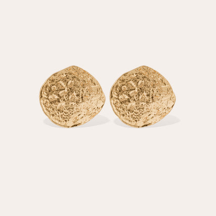 Boucles d'oreilles Eclipse Moon dorées