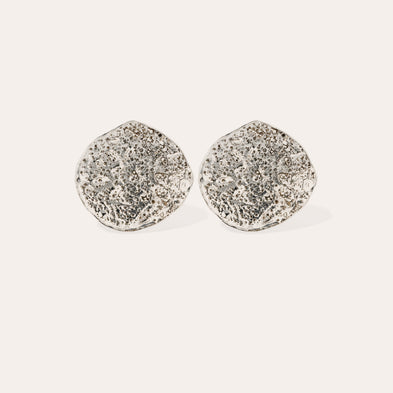 Boucles d'oreilles Eclipse Moon argentées