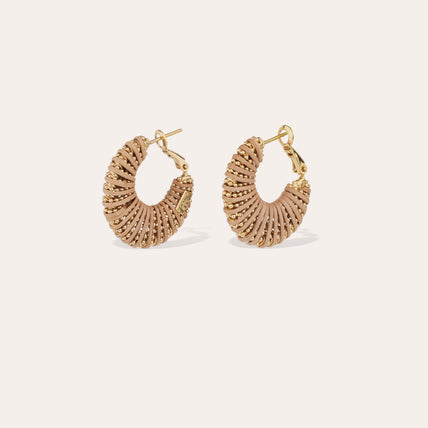 Pendientes Izzia « small size » dorados - Osier