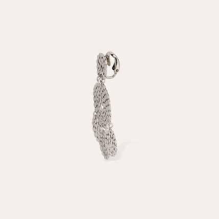 small size 's Lucky Sequin Earrings in Silver