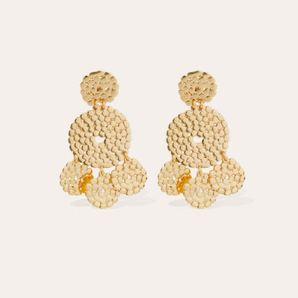 small size 's Gold Lucky Sequin Earrings