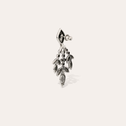 Boucles d'oreilles Olea petit modèle argentées