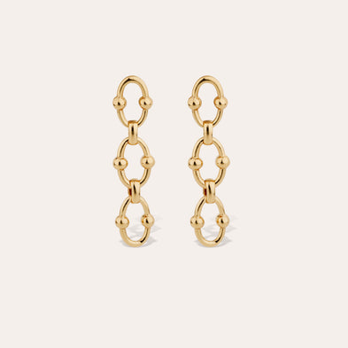 Boucles d'oreilles Rivage mini dorées 