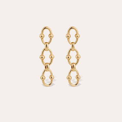 Boucles d'oreilles Rivage mini dorées 