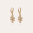 Boucles d'oreilles Tao Agapa dorées