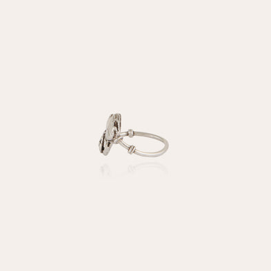 Bague Duality Scaramouche argentée