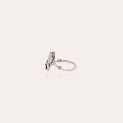 Ring „Duality Scaramouche“ in Silber