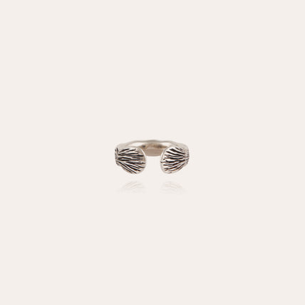 Anillo Liane tipo aro plateado