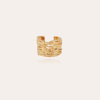Bague Liane manchette dorée