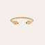 Bracelet jonc Amarante torsade doré - Oeil de Tigre
