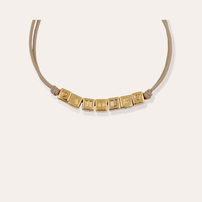 Pulsera «Amour» dorada
