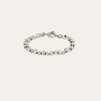 Bracelet Atik chaîne argenté