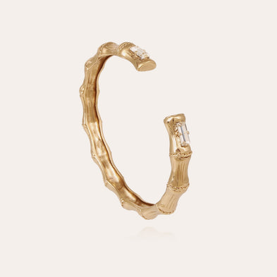 Bambou -Armband, vergoldeter Armreif