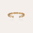 Bambou -Armband, vergoldeter Armreif
