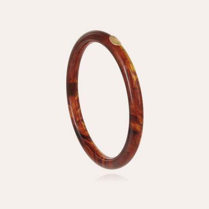 Bracelet Caftan acétate doré - Écaille