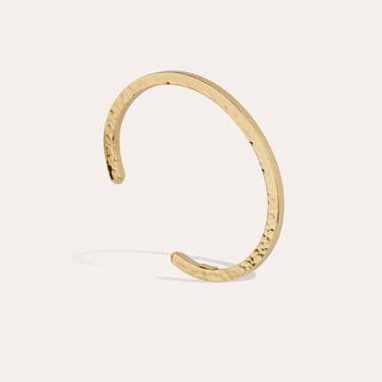 Bracelet Eliot martelé doré