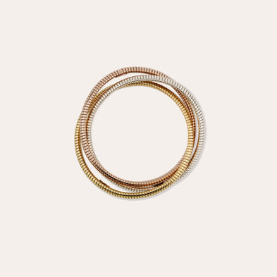 small size 's Two-Tone Three-Strand Infinity Bracelet