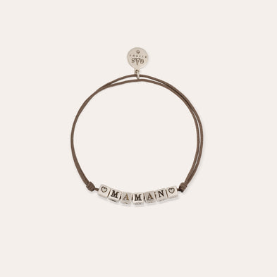 silver-plated "Maman" Bracelet