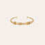 Bracelet Maranzana martelé doré