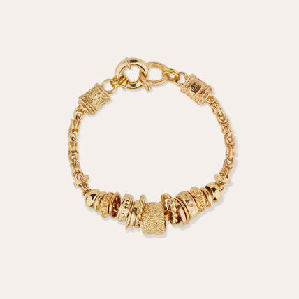 Marquise Gold Chain Bracelet