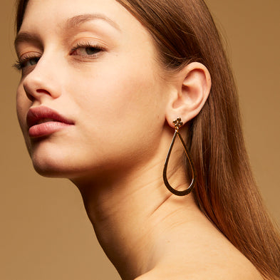 Boucles d'oreilles Bibi dorées